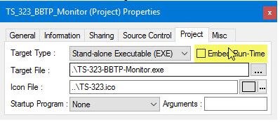 Embed Run-Time when creating EXE/DLL