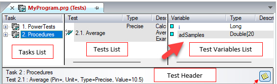 ATEasy 2024 Test Variables